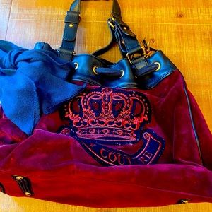 Royal Juicy Couture velour bag!